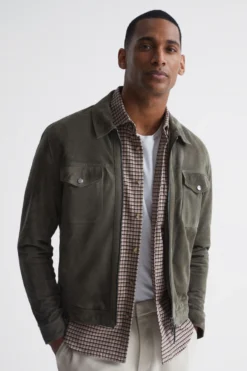 Reiss Harry Langärmelige, Karierte Hemdjacke Mit Zwei Taschen -Nike || Ted Baker Shop D36 424s6 scaled