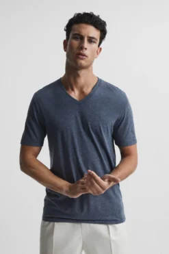 Reiss Dayton T-Shirt Mit V-Ausschnitt