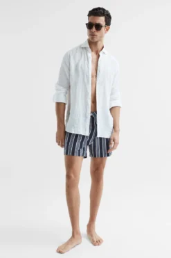 Reiss Palm Gestreifte Badehose -Nike || Ted Baker Shop D40012s6 scaled