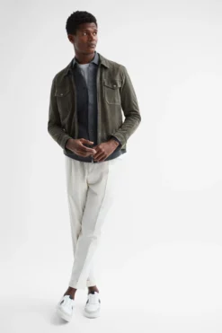 Reiss Arlo Hemdjacke Aus Baumwollleinen -Nike || Ted Baker Shop D51010s6 scaled