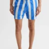 Reiss Ocean Gestreifte Badehose Mit Kordelzug