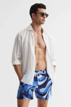 Reiss California Badehose Mit Kordelzug Und Abstraktem Muster -Nike || Ted Baker Shop D54 752s6 scaled