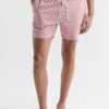 Reiss Florida Badeshorts Mit Print Und Kordelzug