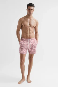 Reiss Florida Badeshorts Mit Print Und Kordelzug -Nike || Ted Baker Shop D54787s3 scaled