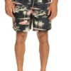 Quiksilver Quicksilver Board-Shorts Mit Palmenprint, Schwarz