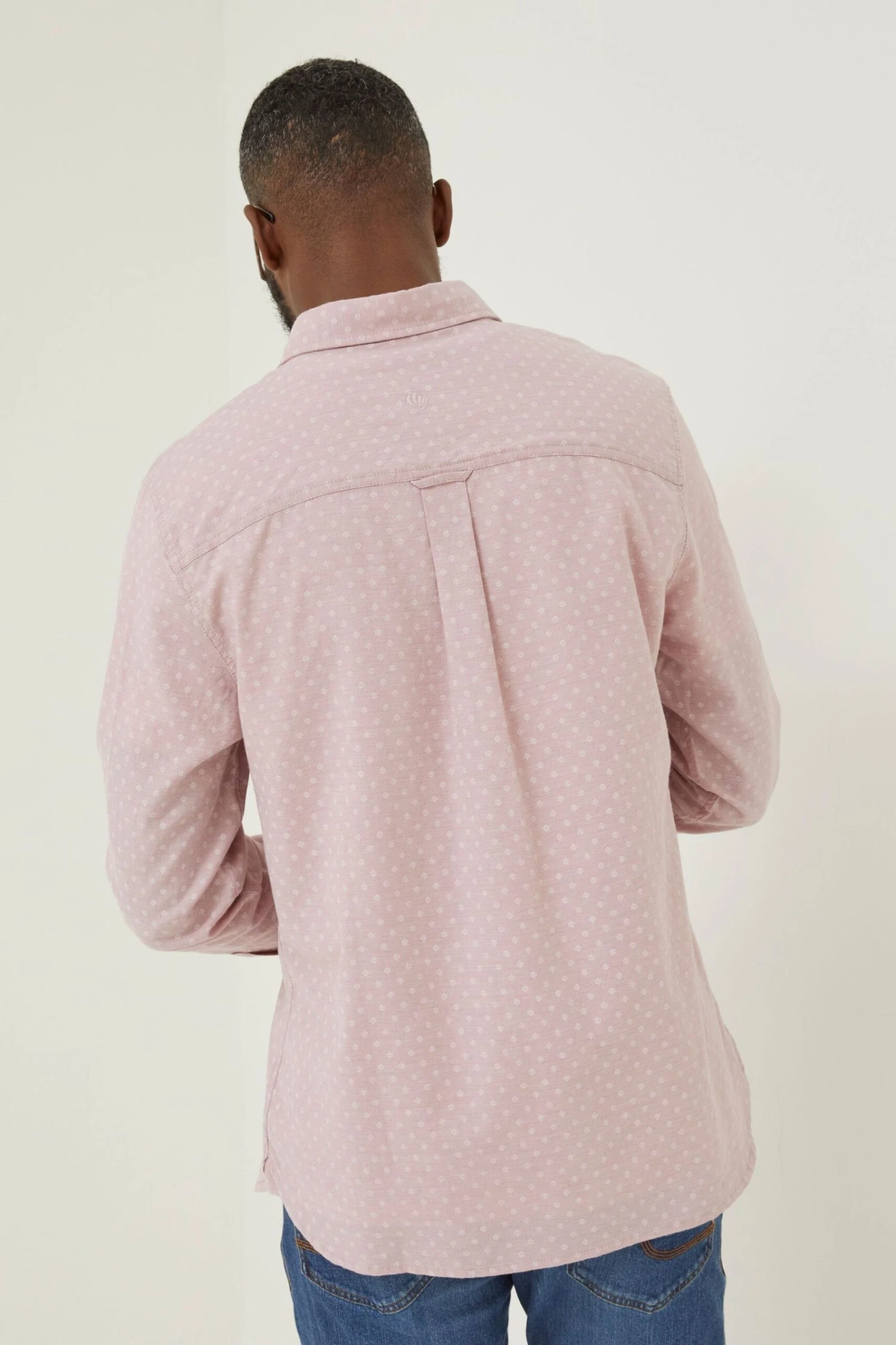 Fatface Hemd Mit Geometrischem Muster, Pink 2 Fatface Hemd Mit Geometrischem Muster, Pink – Bild 2