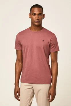 Hackett London Men Pink T-Shirt