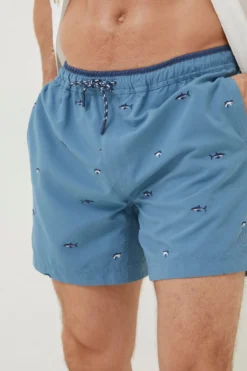 FatFace Trevose Shark Swim Shorts -Nike || Ted Baker Shop D70152s4 scaled