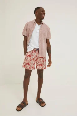 Fatface Trevose Badehose Mit Blattprint, Rot -Nike || Ted Baker Shop D70289s3 scaled