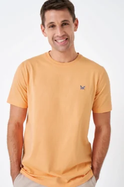 Crew Clothing Company Klassische T-Shirt Aus Baumwolle, Orange