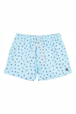 U.S. Polo Assn. Mens Blue Signature Print Swim Shorts -Nike || Ted Baker Shop D72523s5 scaled