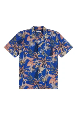 U.s. Polo Assn. Herren Kurzärmeliges Seersucker-Hemd Mit Reverskragen Und Palmenblattprint, Blau -Nike || Ted Baker Shop D72529s5 scaled