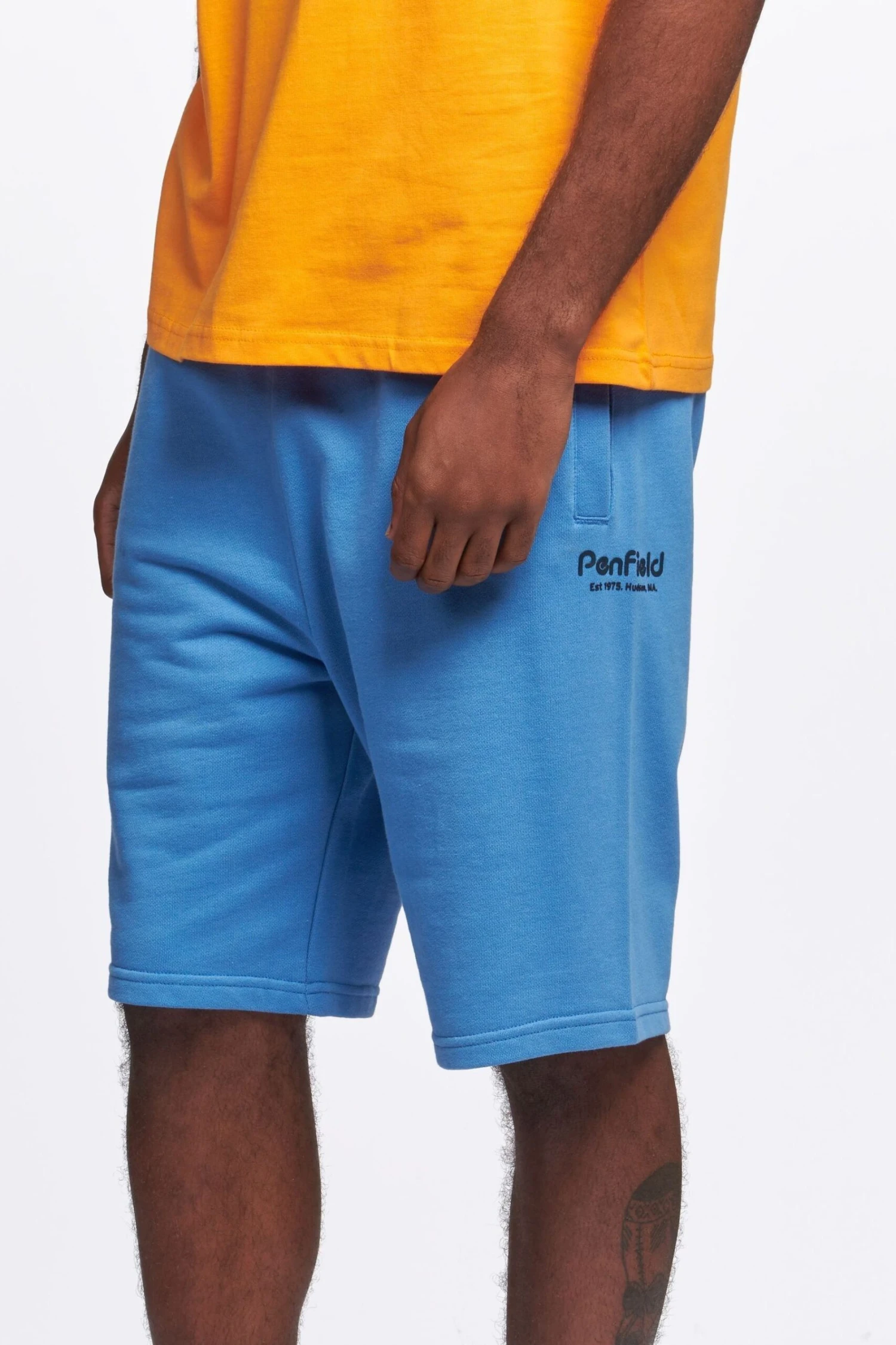 Penfield Hudson Sweat-Shorts Mit Schriftzug, Blau 1 Penfield Hudson Sweat-Shorts Mit Schriftzug, Blau