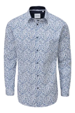 Skopes Geblümtes Hemd In Tailored Fit, Weiß