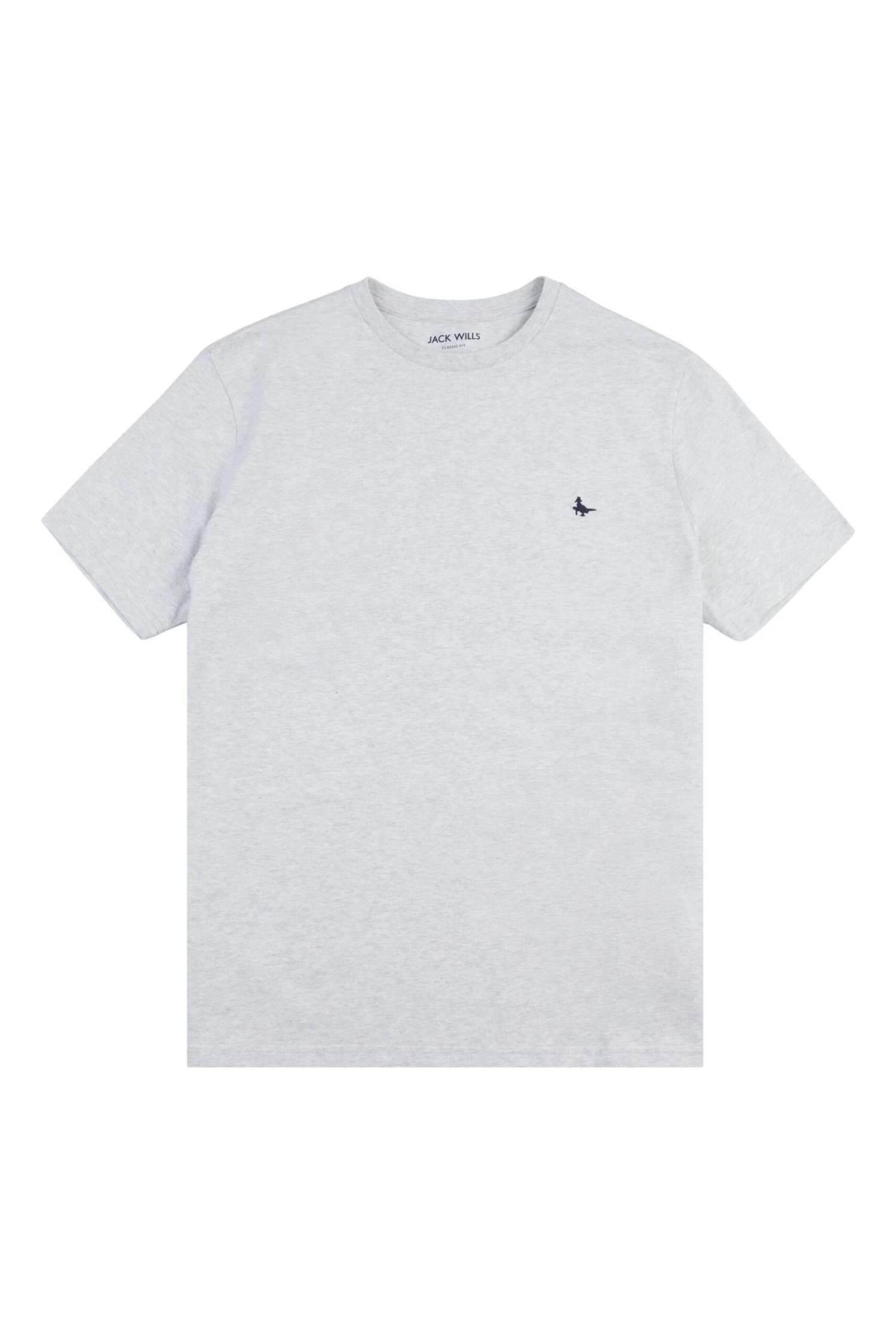 Jack Wills Sandford T-Shirt, Hellgrau 5 Jack Wills Sandford T-Shirt, Hellgrau – Bild 5