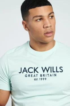 Jack Wills Light Blue Carnaby T-Shirt -Nike || Ted Baker Shop D76413s3 scaled