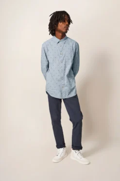 White Stuff Newton Hemd Mit Fahrradprint, Blau -Nike || Ted Baker Shop D78726s3 scaled