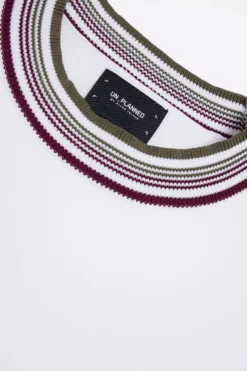 River Island White Taped Neck Knit T-Shirt -Nike || Ted Baker Shop D84492s6 scaled