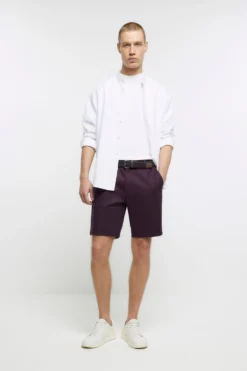 River Island Red Belted Chino Shorts 5 River Island Red Belted Chino Shorts -Nike || Ted Baker Shop D84526s3 scaled