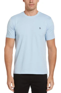 Original Penguin Pin Point T-Shirt, Azurblau