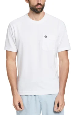 Original Penguin White Corduroy T-Shirt