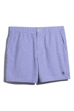 Original Penguin Gemusterte Shorts, Blau -Nike || Ted Baker Shop D89229s4 scaled