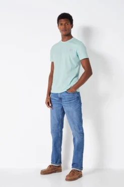 Crew Clothing Company Klassisches T-Shirt Aus Baumwolle, Hellblau