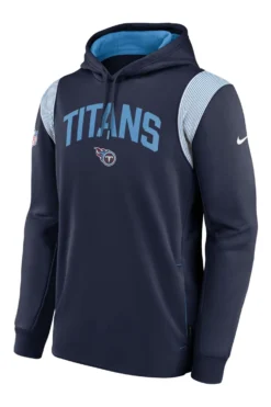 Nike Fanatics Tennessee Titans Sideline Nike Thermaflex PO Fleece Hoodie