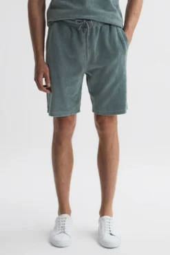 Reiss Tortuga Gerippte Shorts Aus Velours Mit Kordelzug -Nike || Ted Baker Shop D97 844s3 scaled