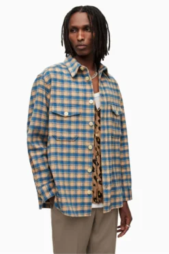 Allsaints Adria Kariertes Oversize-Hemd