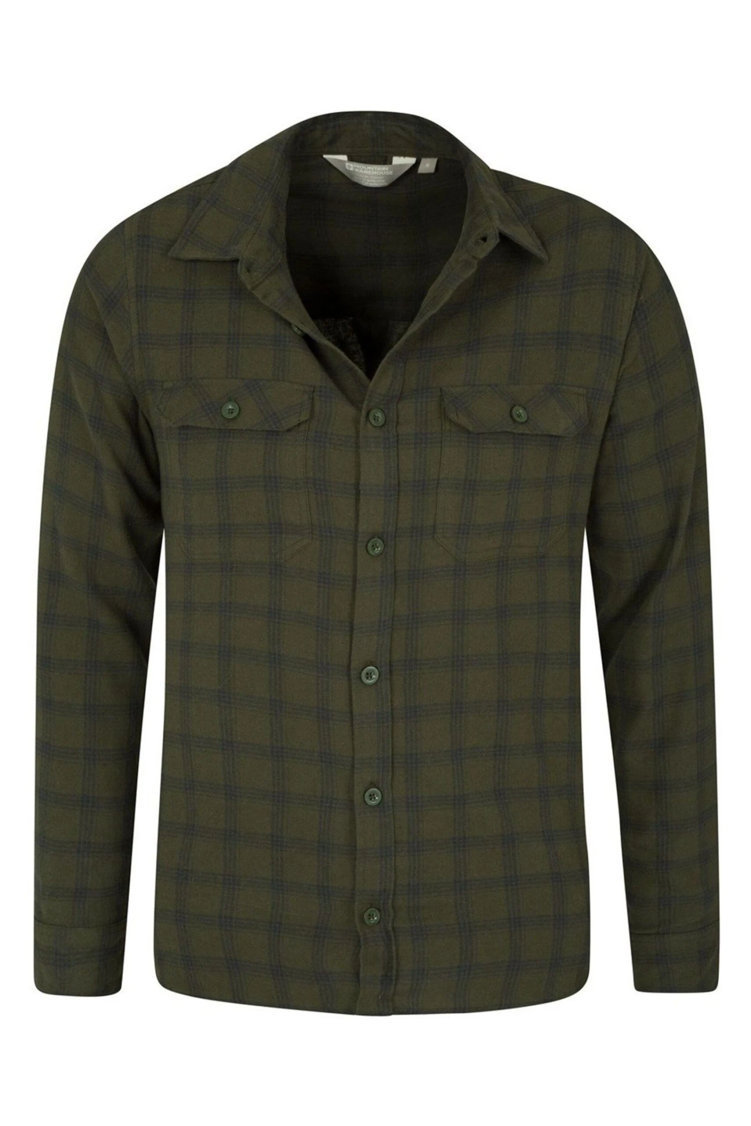 Mountain Warehouse Trace Langärmeliges Shirt Aus Flanell - Herren 2 Mountain Warehouse Trace Langärmeliges Shirt Aus Flanell - Herren – Bild 2