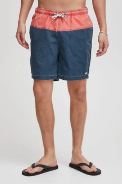 Blend 2-farbige Retro-Badeshorts