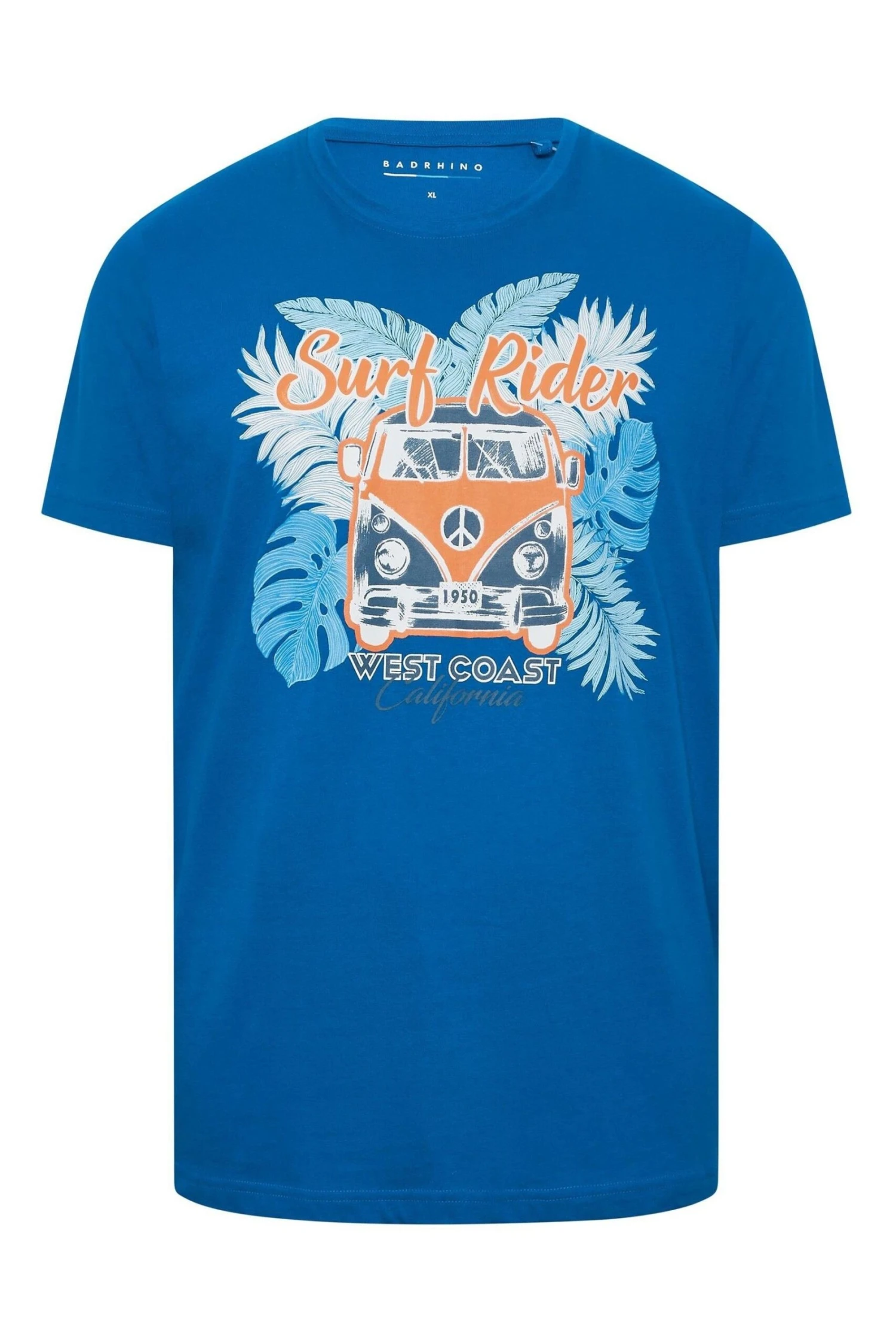 Badrhino Big & Tall T-Shirt Mit Grafikprint 1 Badrhino Big & Tall T-Shirt Mit Grafikprint