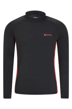 Mountain Warehouse Herren Rash-Shirt Mit Seitlichem Einsatz