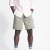 Aubin Toynton Utility-Shorts Mit Waschung, Khakigrün