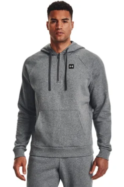 Under Armour Rival Fleece-Kapuzensweatshirt Mit ½-Reissverschluss, Blau