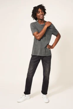 White Stuff Abersoch T-Shirt, Schwarz