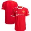 Adidas 2021-22 Manchester United Home Authentic Shirt