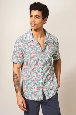 White Stuff White Pomegranate Printed Shirt