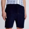 MOSS Navy Blue Terry Towelling Shorts