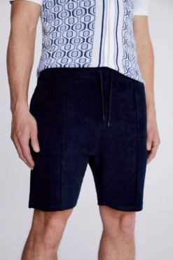 MOSS Navy Blue Terry Towelling Shorts