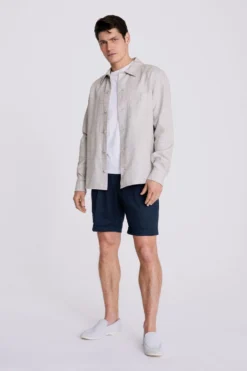 MOSS Prince Of Wales Check White Overshirt -Nike || Ted Baker Shop N02509s3 scaled