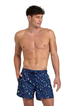Arena Mens Blue Allover Beach Shorts