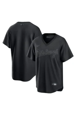 Nike Pittsburgh Pirates Triple Trikot, Schwarz