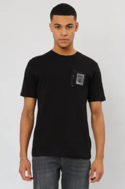 Religion T-Shirt In Regular Fit Mit Taslon-Reissverschlusstasche