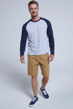 Animal Herren Sander T-Shirt Aus Bio-Baumwolle, Grau