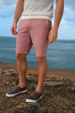 Next Pink - Skinny Fit - Stretch-Chinoshorts
