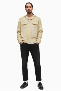 AllSaints Jacinto Langärmeliges Hemd, Gelb -Nike || Ted Baker Shop T50039s3 scaled
