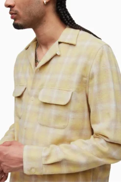 AllSaints Jacinto Langärmeliges Hemd, Gelb -Nike || Ted Baker Shop T50039s5 scaled