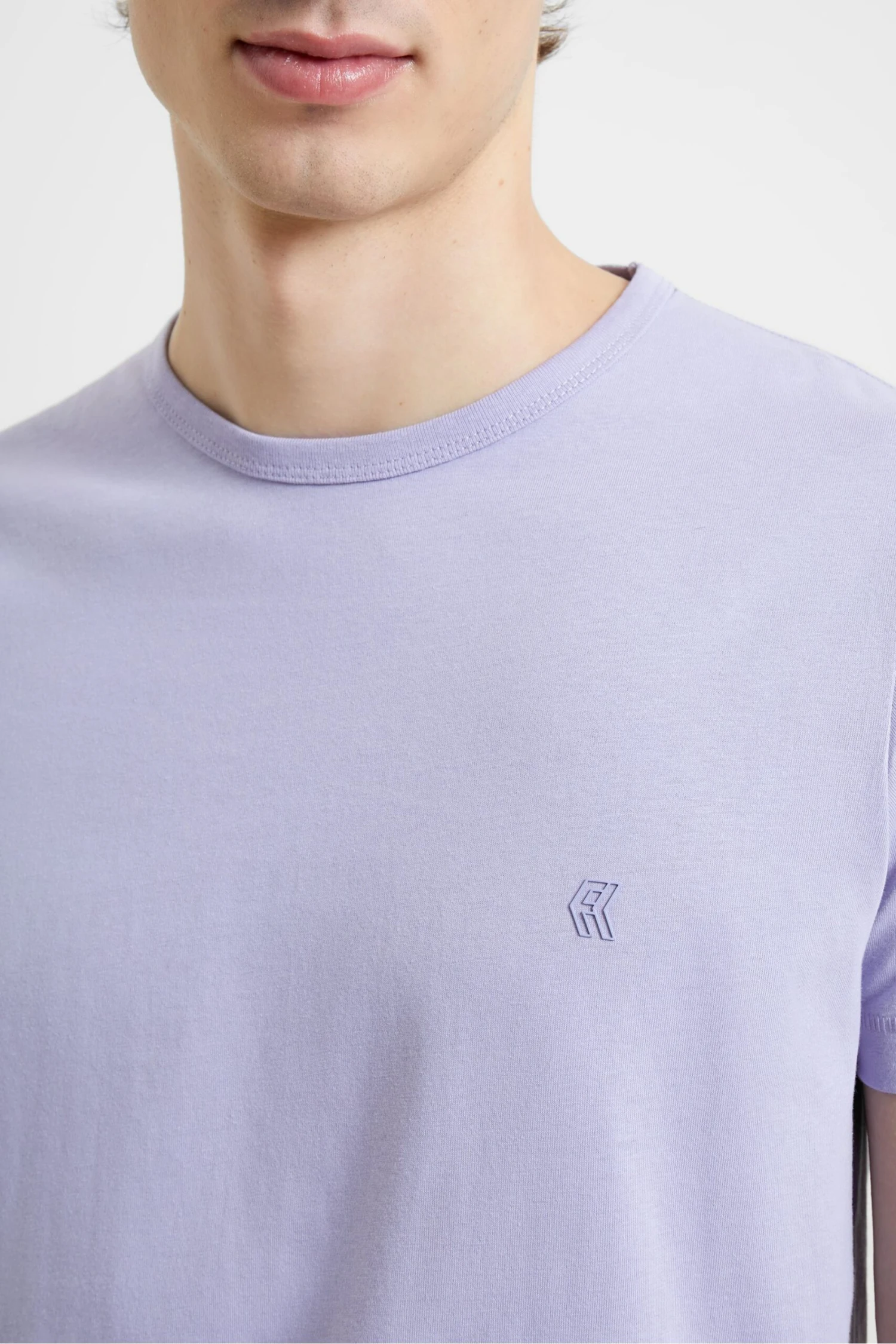 French Connection Purple Crew T-Shirt 4 French Connection Purple Crew T-Shirt – Bild 4